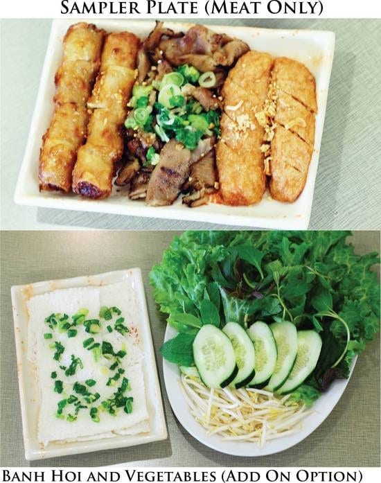 (Dia) Sampler Plate (3 Item).