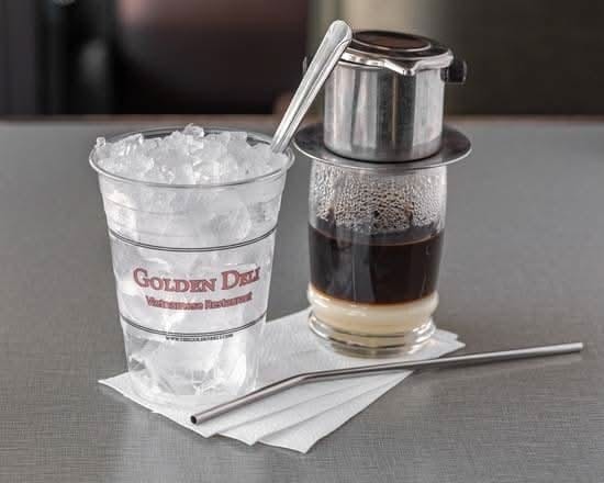 Hot French Roasted Coffee with Condensed Milk (Ca Phe Sua Nong).